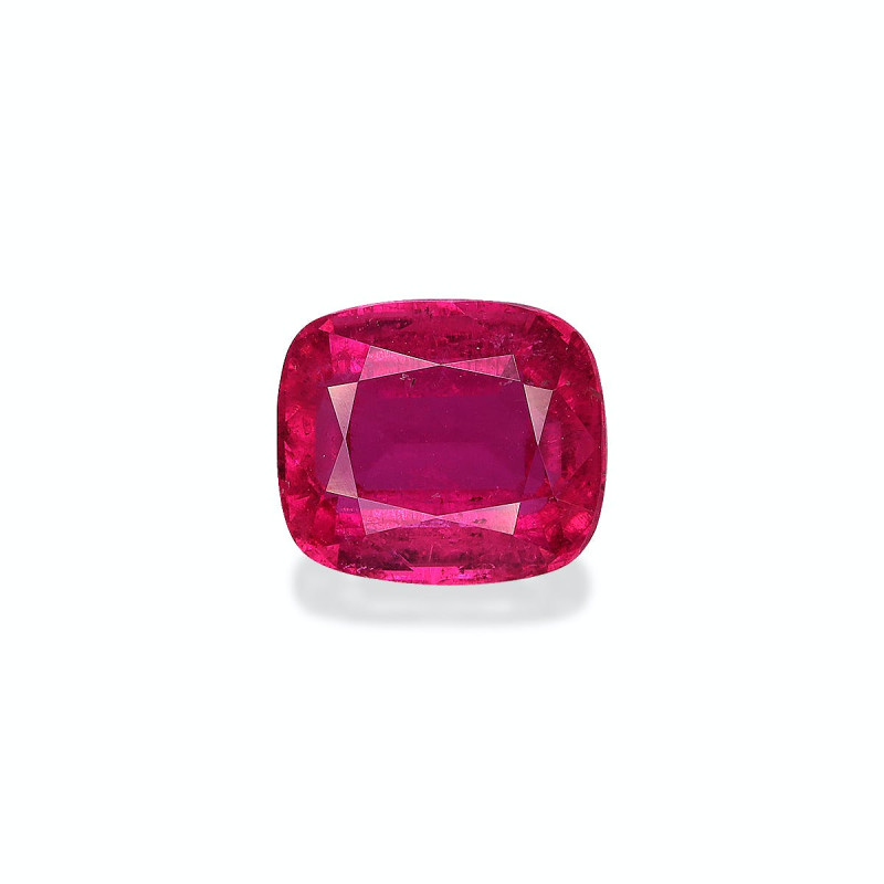 CUSHION-cut Rubellite Tourmaline Fuscia Pink 3.52 carats