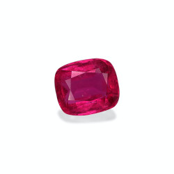 Rubelliet kussen gesneden Fuchsia Roze 3,52 karaat