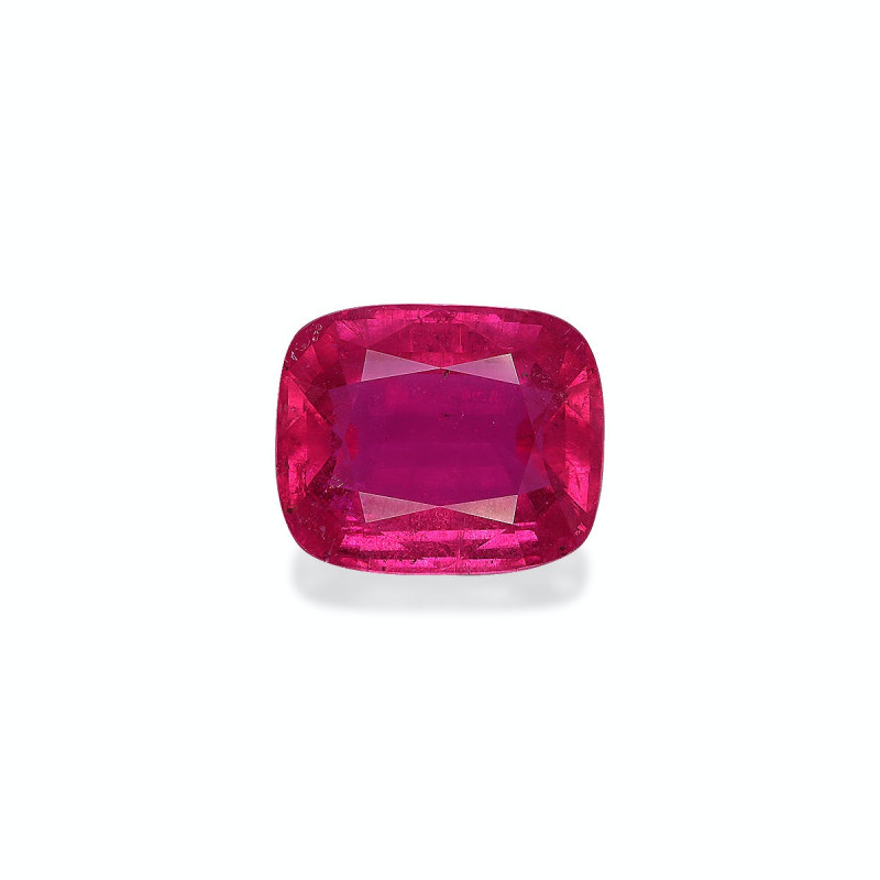 CUSHION-cut Rubellite Tourmaline Fuscia Pink 6.15 carats