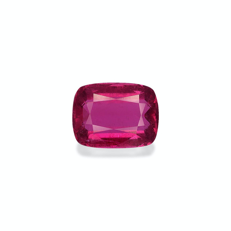 CUSHION-cut Rubellite Tourmaline Fuscia Pink 3.69 carats