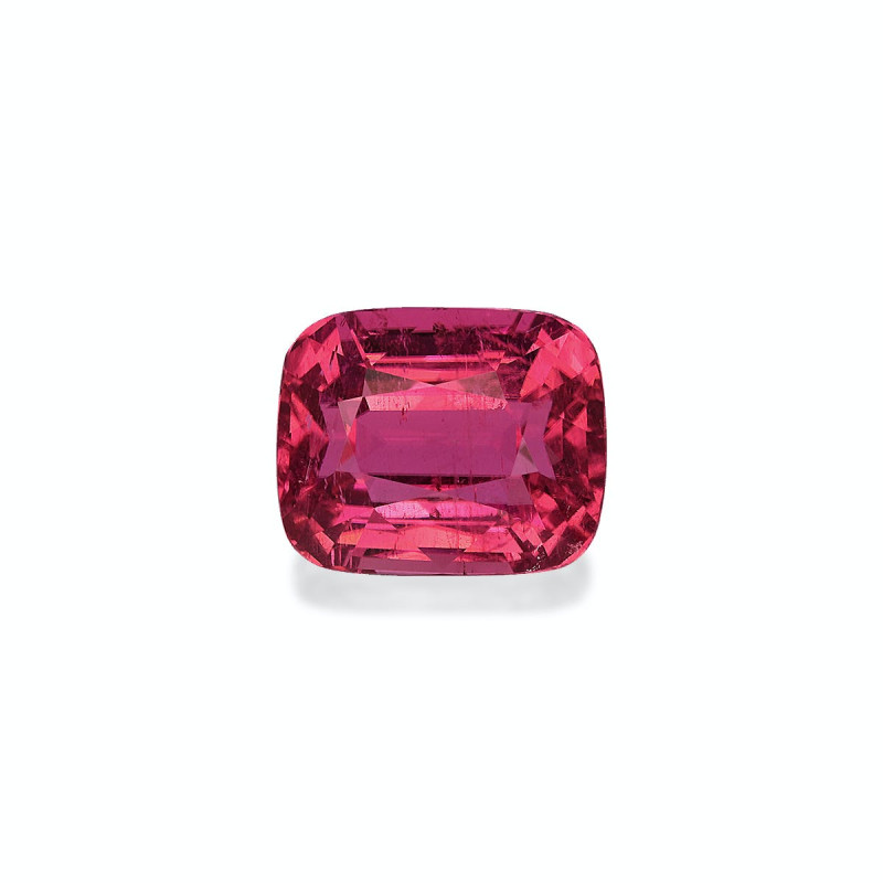 CUSHION-cut Rubellite Tourmaline Flamingo Pink 3.34 carats