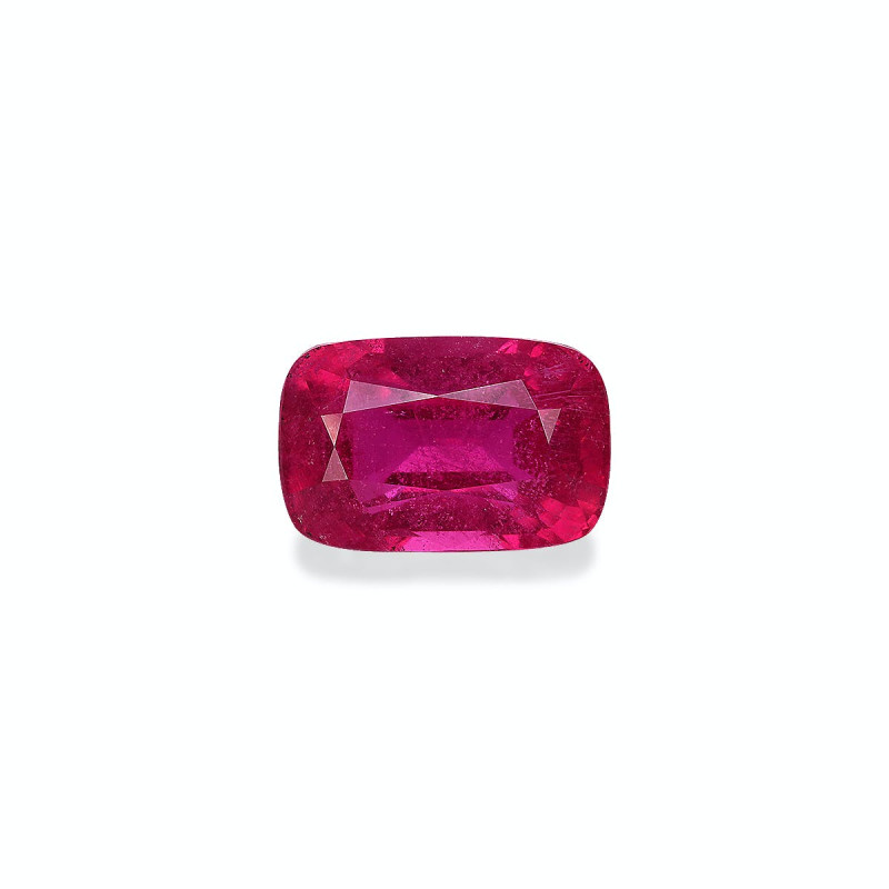 CUSHION-cut Rubellite Tourmaline Fuscia Pink 6.10 carats