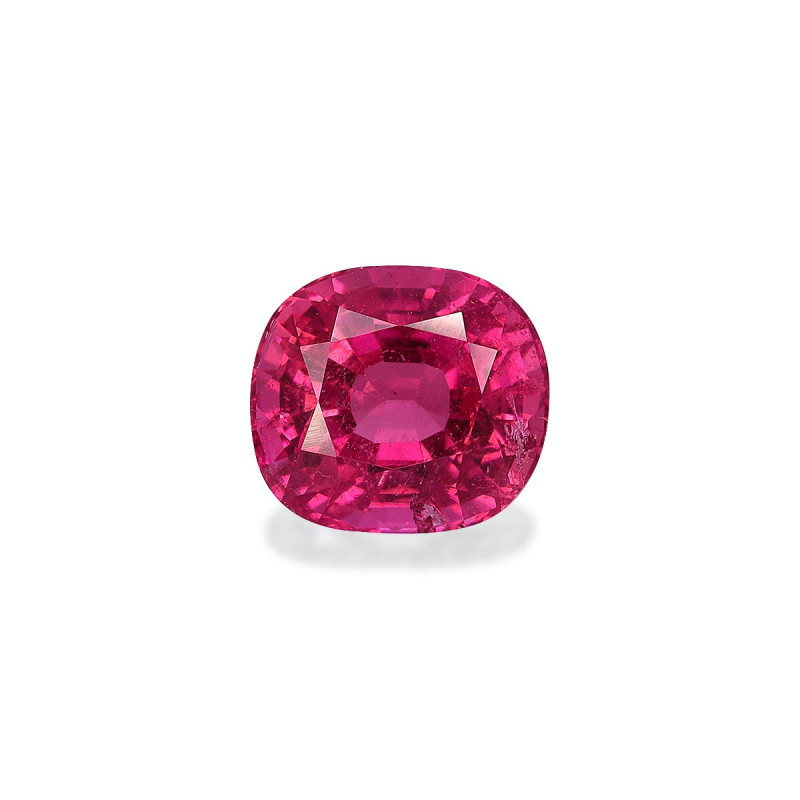 CUSHION-cut Rubellite Tourmaline Fuscia Pink 3.60 carats