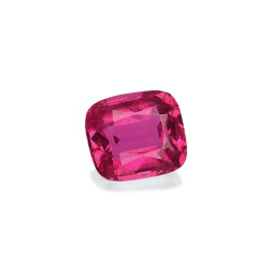 Rubelliet kussen geslepen Fuscia Roze 1,65 karaat