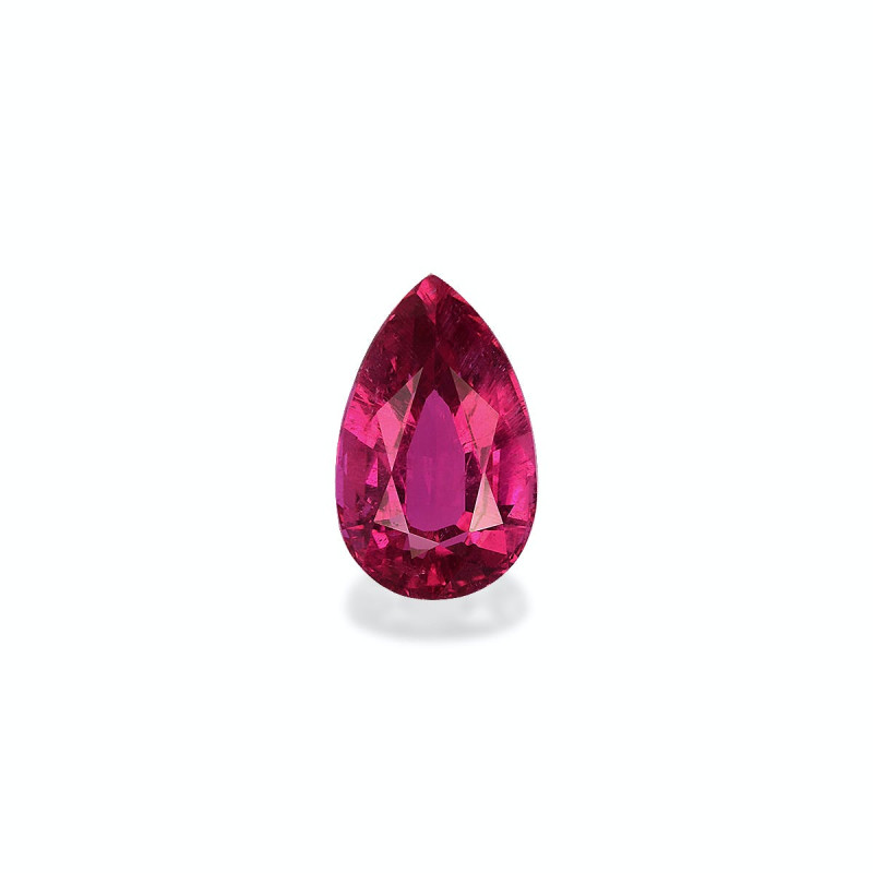 红碧榴石 taille 梨子 紫红色粉红 1.86 carats
