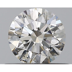 الماس بشكل دائري بوزن 0.5 قيراط