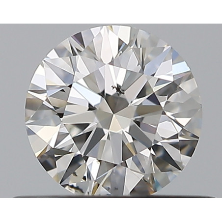 الماس بشكل دائري بوزن 0.5 قيراط