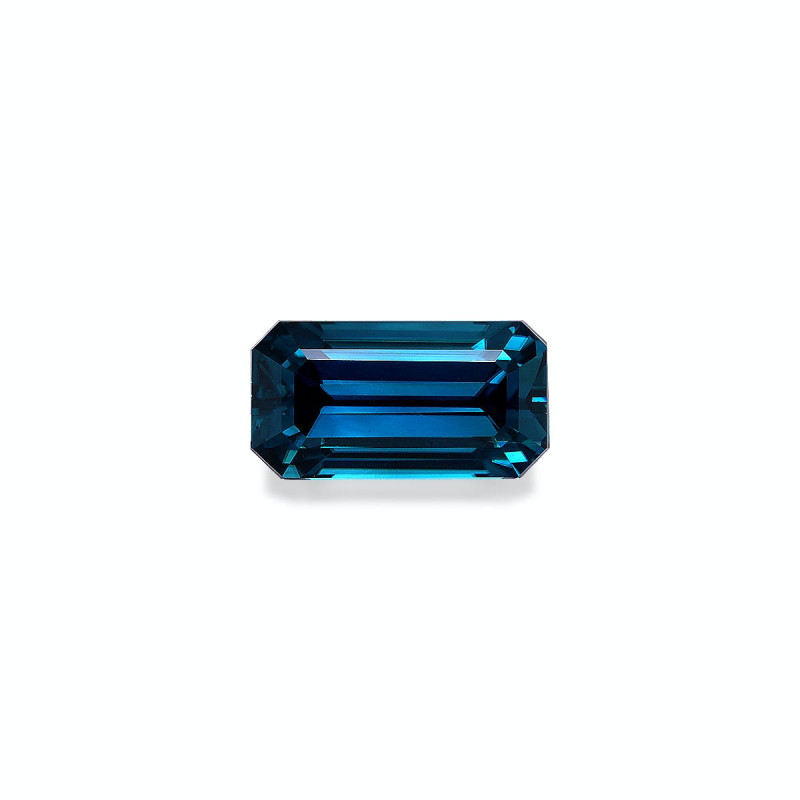 RECTANGULAR-cut Blue Zircon Denim Blue 10.54 carats