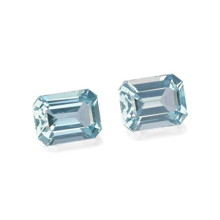 Aguamarina taille RECTANGULARE Bleu Ciel 4.08 carats