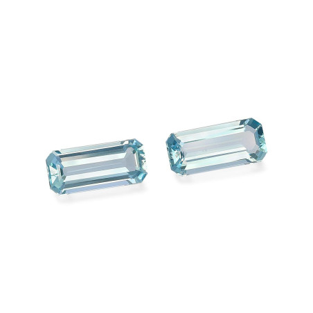 Aigue-Marine taille RECTANGULARE Bleu Ciel 2.31 carats
