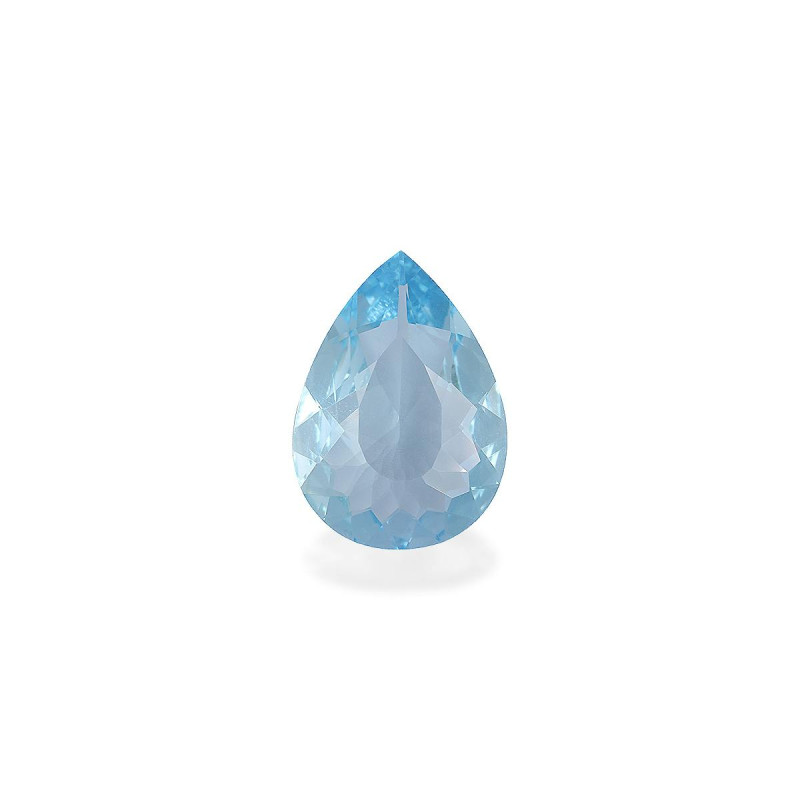 Aquamarin lengte Birne Blau 3.31 karaten