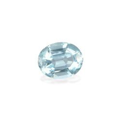 Ovaal geslepen hemelsblauwe Aquamarijn van 8,02 karaat