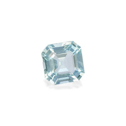 Vierkant geslepen Hemelsblauwe Aquamarijn van 5,58 karaat