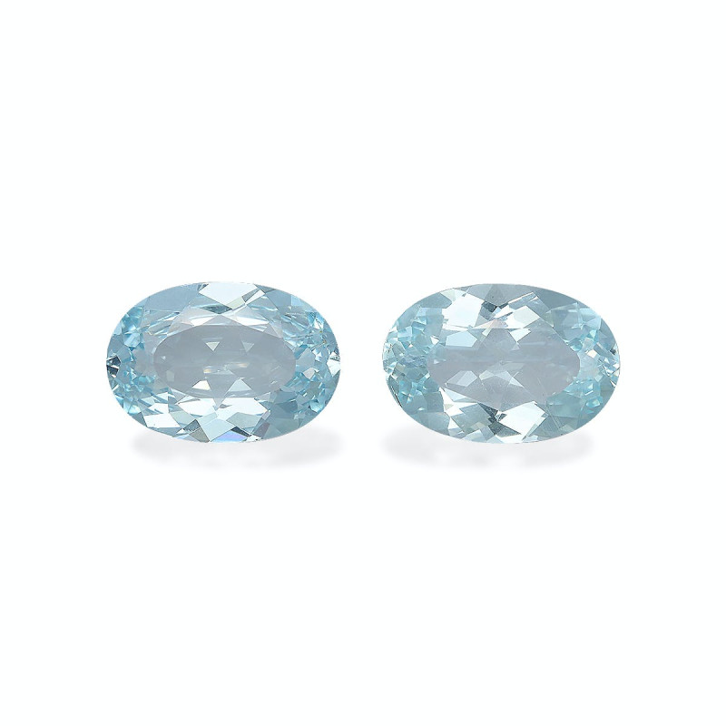 OVAL-cut Aquamarine Sky Blue 6.83 carats