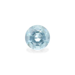 ROUND-cut Aquamarine Sky...