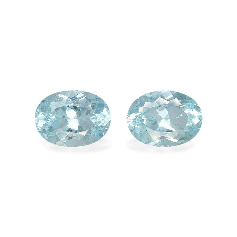 Aquamarin lengte OVAL Baby blau 10.47 karaten