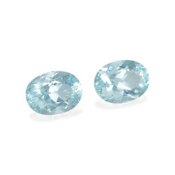 Ovaal geslepen Baby Blauwe Aquamarijn van 10.47 karaat