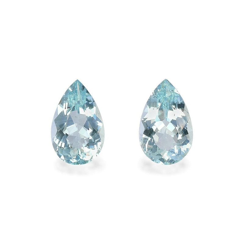 Pear-cut Aquamarine Baby Blue 6.71 carats