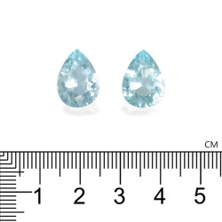 Violet spinel Baby Blue peervormige maat 9.27 karaat