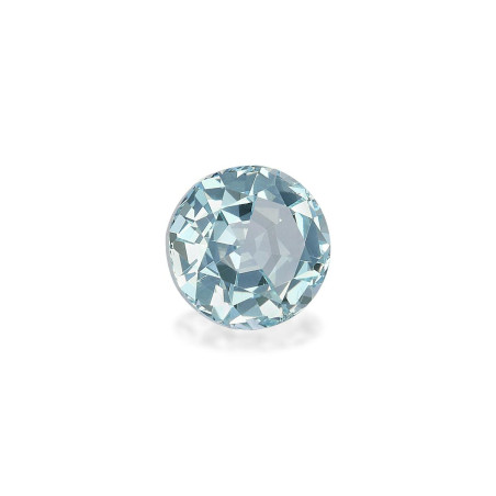 Aguamarina taille ROND Bleu Ciel 2.18 carats