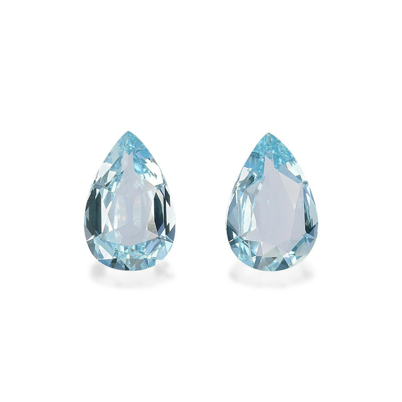 Aquamarin lengte Birne Himmelblau 4.19 karaten