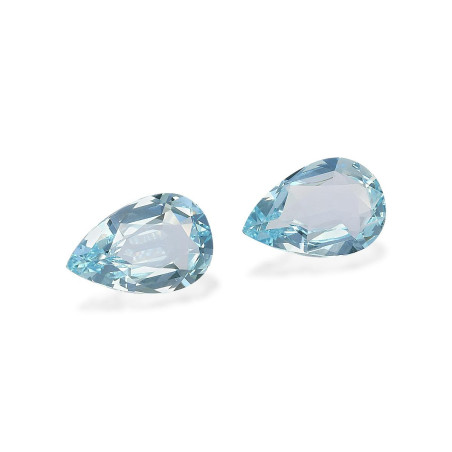 海蓝宝 taille 梨子 蓝天 4.19 carats