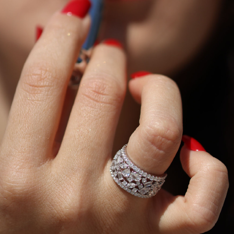 Bague diamants Rue de la Paix