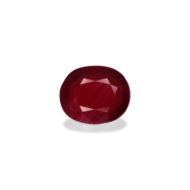 OVAL-cut Mozambique Ruby Red 5.06 carats