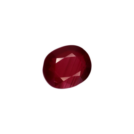 Rubíes de Mozambique taille OVALE Rojo 5.06 carats