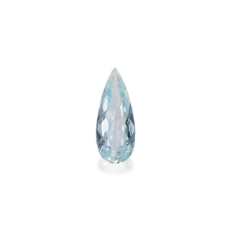 Pear-cut Aquamarine Baby Blue 3.22 carats