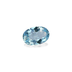 Ovaal geslepen Baby Blauwe Aquamarijn van 1,81 karaat