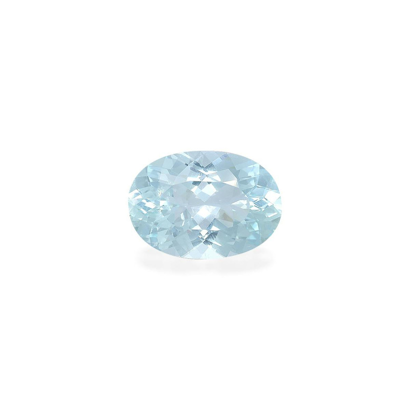 OVAL-cut Aquamarine Sky Blue 5.96 carats