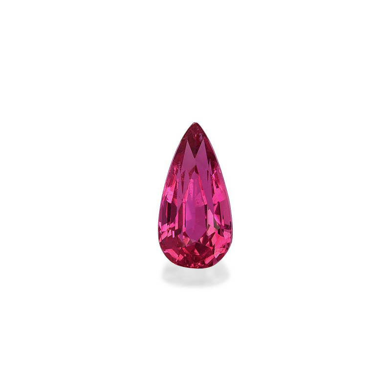 红碧榴石 taille 梨子 紫红色粉红 1.05 carats