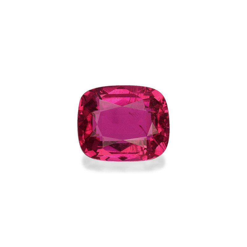 CUSHION-cut Rubellite Tourmaline Fuscia Pink 1.74 carats