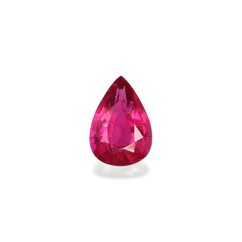 红碧榴石 taille 梨子 紫红色粉红 1.71 carats