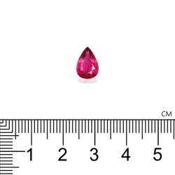 Rubelliet Peer Geslepen Fuscia Roze 1,71 karaat