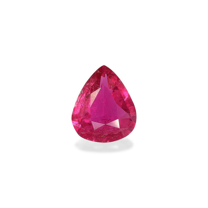 红碧榴石 taille 梨子 紫红色粉红 1.79 carats