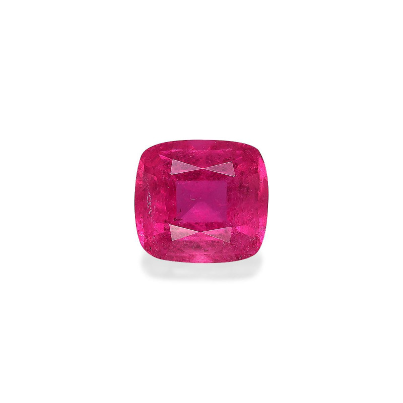 CUSHION-cut Rubellite Tourmaline Fuscia Pink 2.35 carats