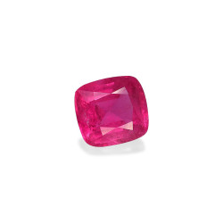 Rubelliet kussen geslepen Fuscia Roze 2.35 karaat
