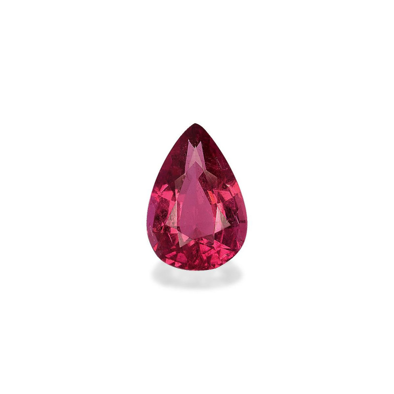 红碧榴石 taille 梨子 紫红色粉红 1.37 carats