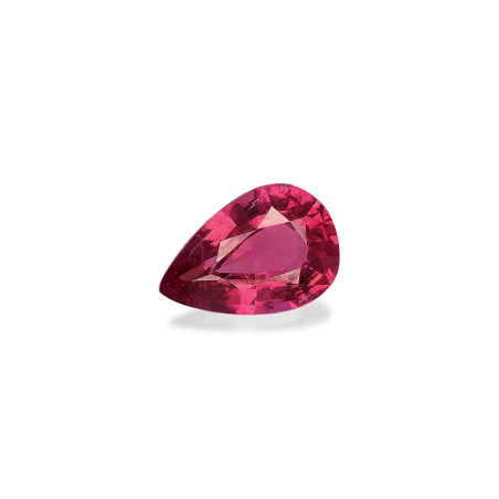 红碧榴石 taille 梨子 紫红色粉红 1.37 carats