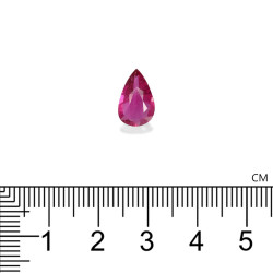 Rubelliet Peer Geslepen Fuscia Roze 1,67 karaat