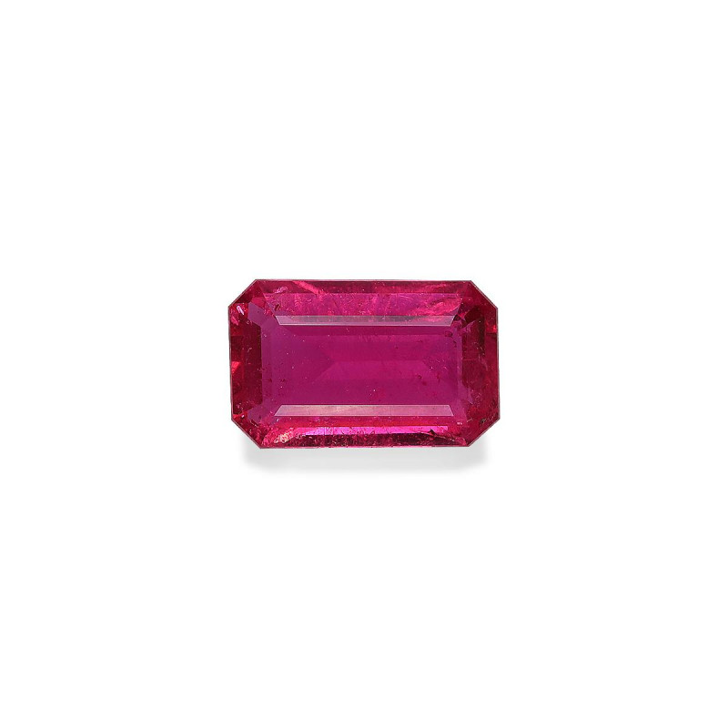Rubellite taille RECTANGULARE Fuscia Pink 1.90 carats