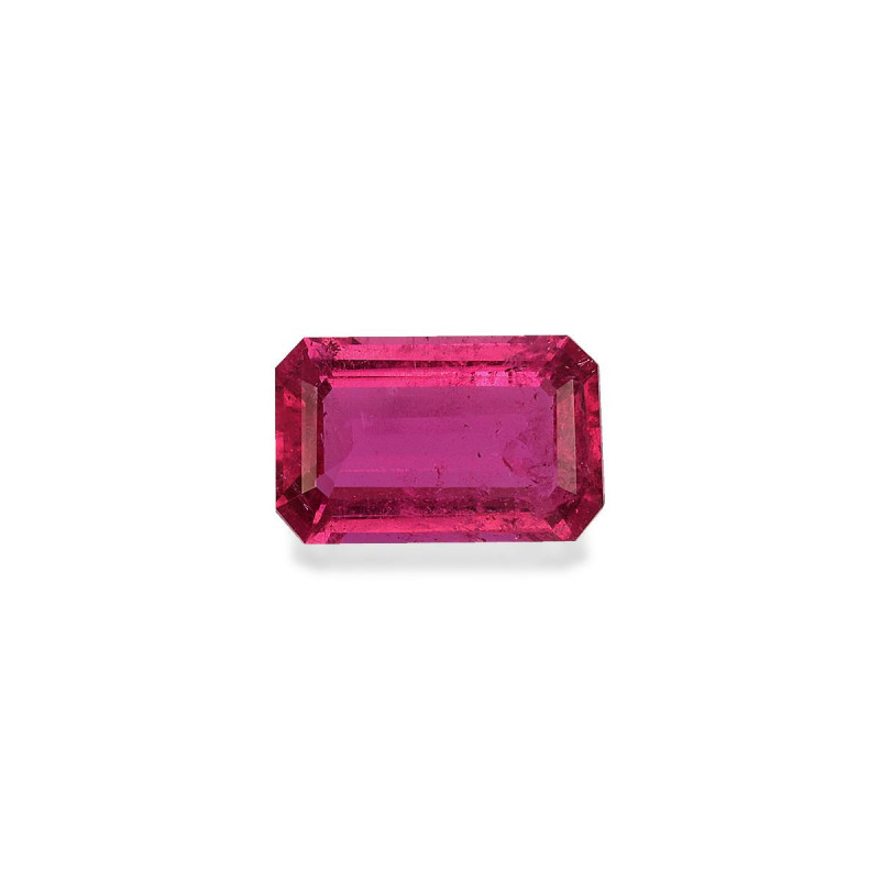 Rubellite taille RECTANGULARE Fuscia Pink 1.55 carats