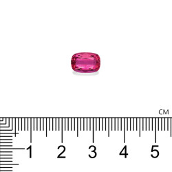 Rubelliet kussen gesneden Fuchsia Roze 1,83 karaat