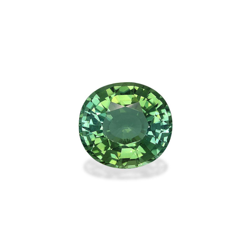 OVAL-cut Green Tourmaline Pale Green 7.73 carats
