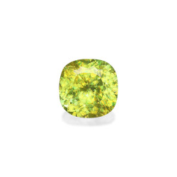 CUSHION-cut Sphene Lime...