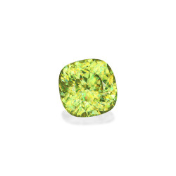 Sphene kussen geslepen Lime Groen 4.16 karaat