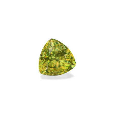 Trilliant-cut Sphene Lime Green 2.75 carats
