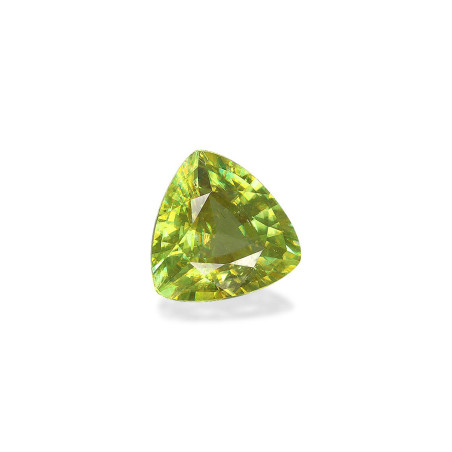 Trilliant-cut Sphene Lime Green 3.38 carats